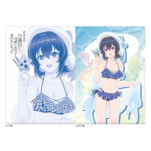 I became friends with the second cutest girl in my class - Original illustration clear file (Asanagi Umi/swimsuit)