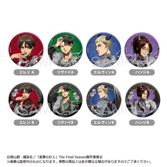 進撃の巨人_BIGホログラム缶バッジ Reflect Memories Ver. リヴァイ