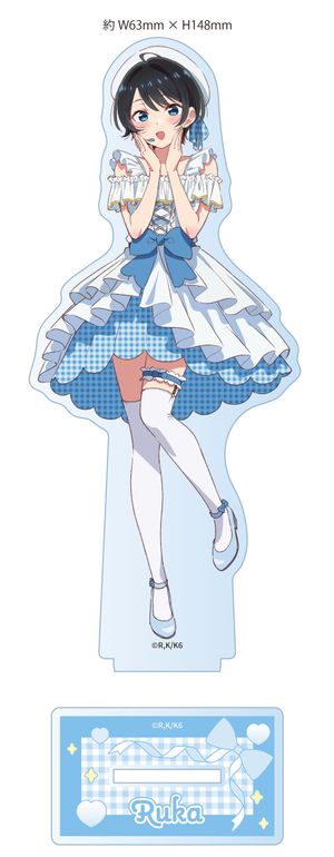 Rent-A-Girlfriend - [Newly Illustrated] Acrylic Stand Ruka Sarashina (Idol)