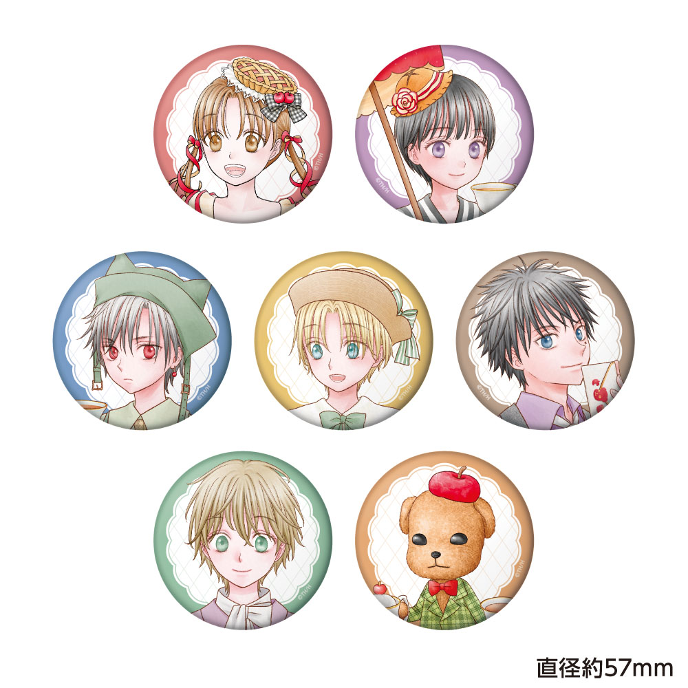 学園アリス_トレーディング 描き下ろし缶バッジ 【コンプリートBOX／7