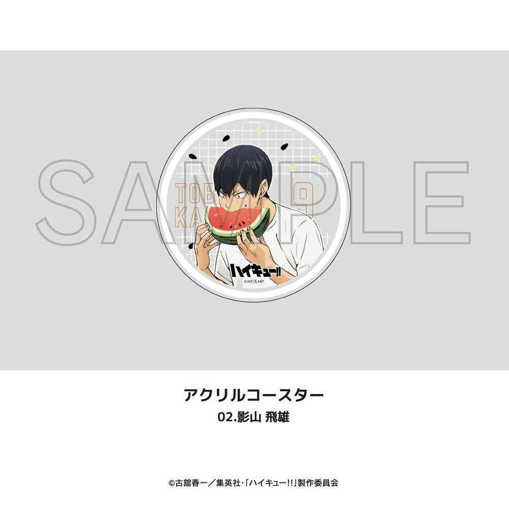 ハイキュー!! 影山飛雄 コースター 18枚セット ハイキュー!!_アクリルコースター 02.影山 飛雄 | ハイキュー!!公式