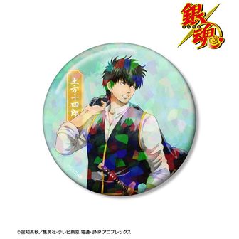 銀魂_描き下ろし 土方十四郎 夏の歩み・水彩風ver. 75mmホログラム缶
