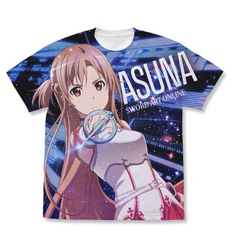 ソードアート・オンライン フルグラフィックtシャツ キリト＆アスナＭsize ソードアート・オンライン_Mサイズ_アスナ フルグラフィックTシャツ