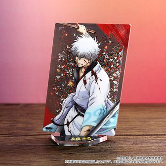 銀魂_描き下ろし 神威 戦う背中ver. 第2弾 ホログラム75mm缶バッジ