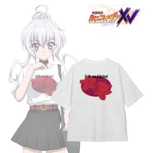 戦姫絶唱シンフォギアＸＶ_(サイズ/L)_描き下ろし 雪音 クリス 私服ver. 着用BIGシルエットTシャツユニセックス
