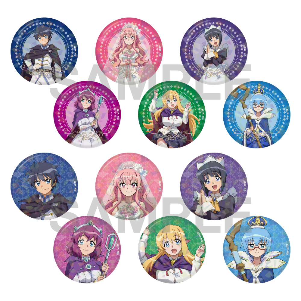 ゼロの使い魔_トレーディングホログラム缶バッジ 20th Anniversary ver