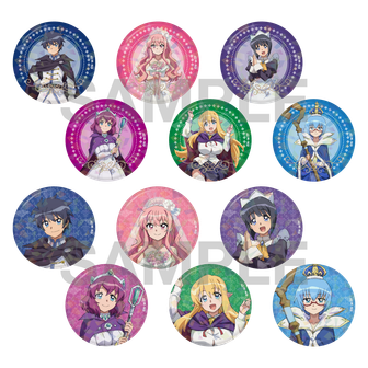 ゼロの使い魔_トレーディングホログラム缶バッジ 20th Anniversary ver