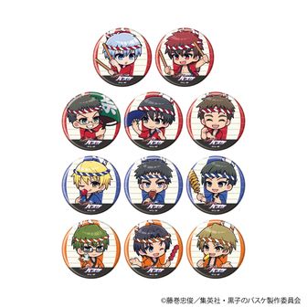 黒子のバスケ_缶バッジ38/ヘッドフォンver. コンプリートセット(全10種