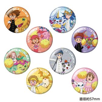 デジモンアドベンチャー_トレーディング缶バッジ 【コンプリートBOX／8