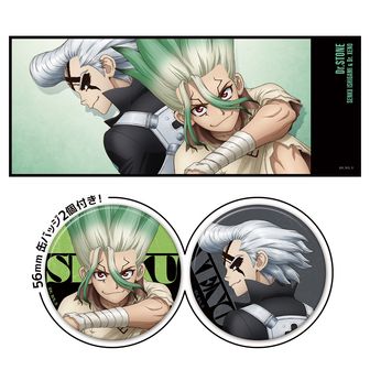 Dr.STONE_(57mm)_ホログラム缶バッジ 04/スタンリー・スナイダー(公式