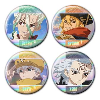 Dr.STONE（ドクターストーン） 缶バッジ | 公式グッズ通販 colleize