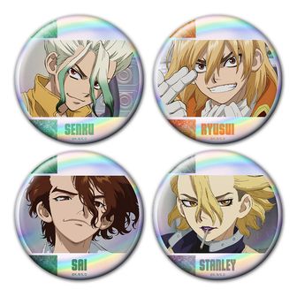 Dr.STONE（ドクターストーン） 缶バッジ | 公式グッズ通販 colleize