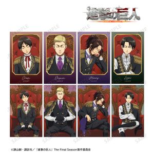 Attack Titan_Newly drawn illustration: Dreaming Throne ver. Trading Illustration Card (Unit: Complete Box) [Box: 8 packs]