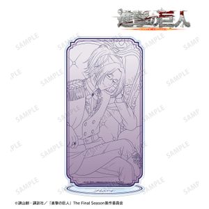 Attack Titan Newly drawn illustration: Hange Dreaming of the Throne - Line art version. Extra-large acrylic Stand