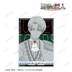 Attack Titan_Newly drawn illustration: Levi Dreaming of the Throne - Line art version - BIG acrylic Stand