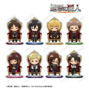 Attack Titan Trading Chibi Character Dreaming Throne Ver. Acrylic Stand(Unit/Complete Box) [Box/8 Packs]
