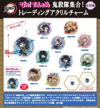 鬼滅の刃_ぴた!でふぉめ 鬼殺隊集合!トレーディングアクリルチャーム