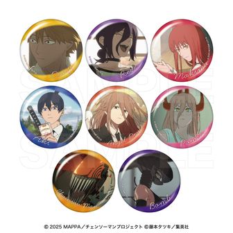 劇場版 チェンソーマン レゼ篇_ロングスクエア缶バッジ 早川アキ／レゼ