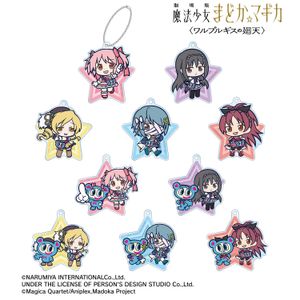 Puella Magi Madoka Magica the Movie: Walpurgis Night - ANGEL BLUE Collaboration Trading Chibi Character Acrylic Keychain (Unit: Complete Box / 10 Packs)