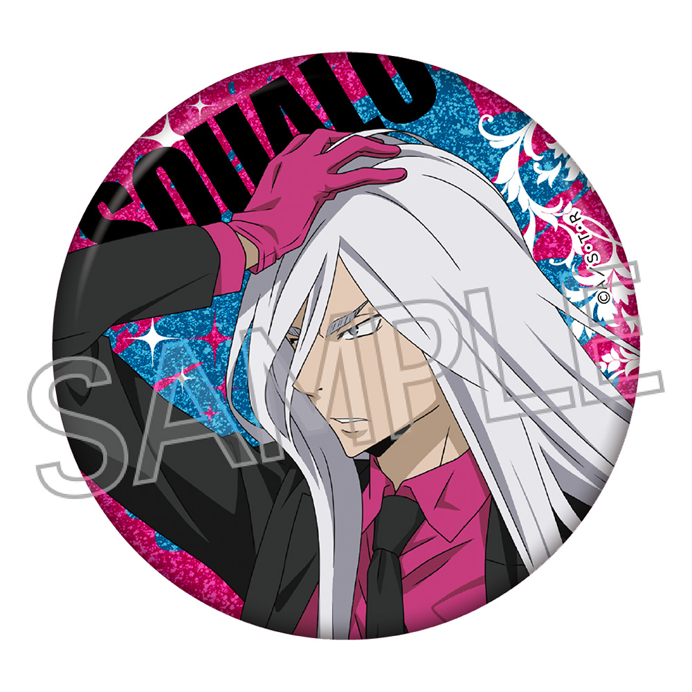 家庭教師ヒットマンREBORN!_Nero e Magenta グリッター缶バッジ