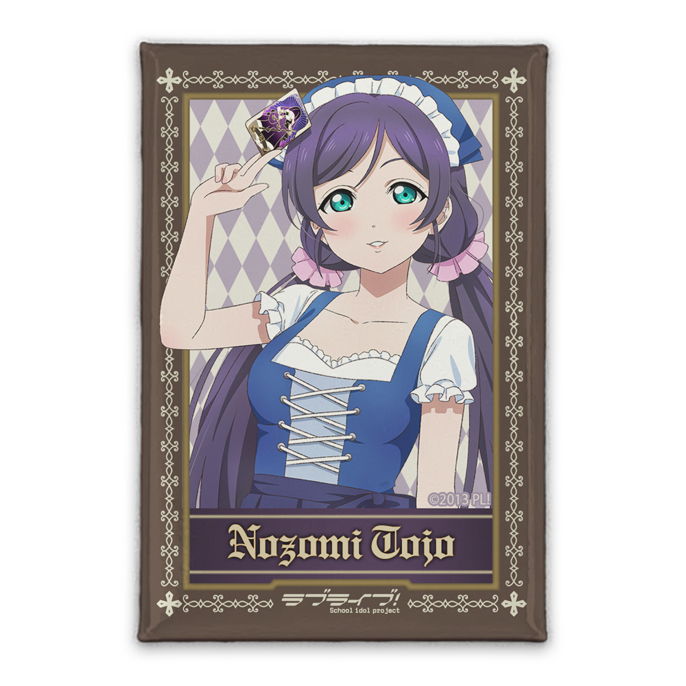 ラブライブ 東條希 ラブライブフェス 缶バッジ 10個 ラブライブ!_描き下ろし 東條 希 スクエア缶バッジ ディアンドルVer