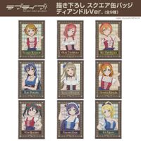 ラブライブ!_描き下ろし 東條 希 スクエア缶バッジ ディアンドルVer