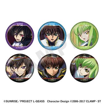 コードギアス 反逆のルルーシュ_トレーディングきらきら缶バッジ （全6