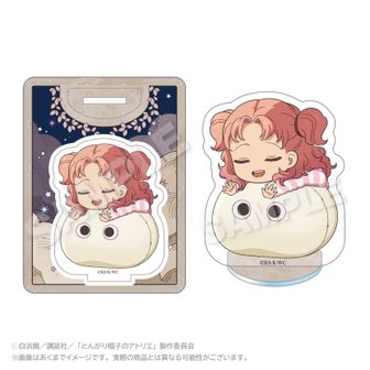 とんがり帽子のアトリエ_ミニ色紙 キーフリー ドレスアップ＆フラワー