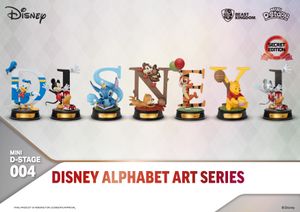 Disney_MDS-004 Alphabet Art Series Blind Box Set [BOX/6 pieces]