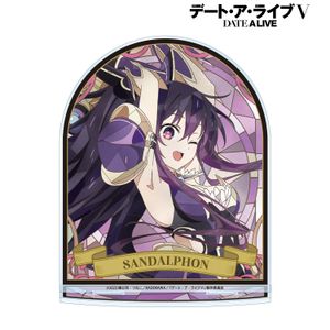 Date A Live V-shaped Tohka Yatogami Aure Glass BIG Acrylic Stand
