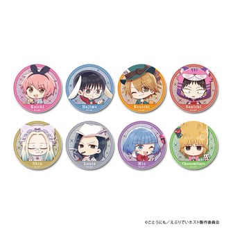 えぶりでいホスト_ぷちちょこ トレーディンググリッター缶バッジ
