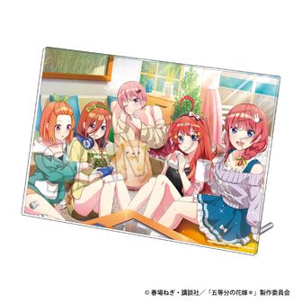 五等分の花嫁＊ おうちデート アクリルアートパネル 集合