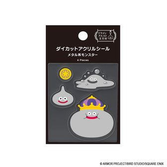 ドラゴンクエスト ドラゴンクエスト文具屋 ダイカットアクリルシール メタル系モンスター