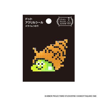 ドラゴンクエスト ドラゴンクエスト文具屋 ドットアクリルシール スライムつむり