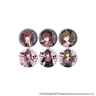 シャイニーカラーズ トレーディング缶バッジ（描き下ろしイラスト） コンプリートセット／全6種・6個入り