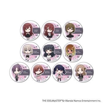 シャイニーカラーズ トレーディング缶バッジ（ミニキャライラスト） コンプリートセット／全10種・10個入り