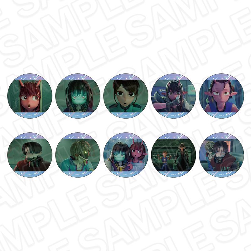 銀河特急 ミルキー☆サブウェイ トレーディングカンバッジ vol.1 ランダム／10個入りコンプリートセット