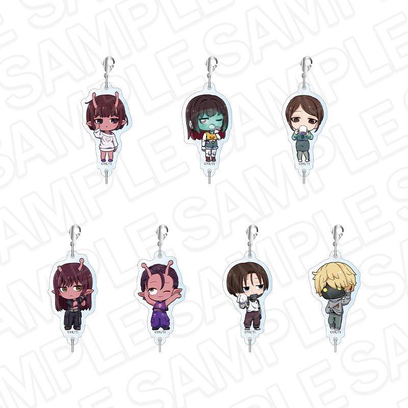 銀河特急 ミルキー☆サブウェイ トレーディングつながるアクリルチャーム Morning ver. ランダム／7個入りコンプリートセット