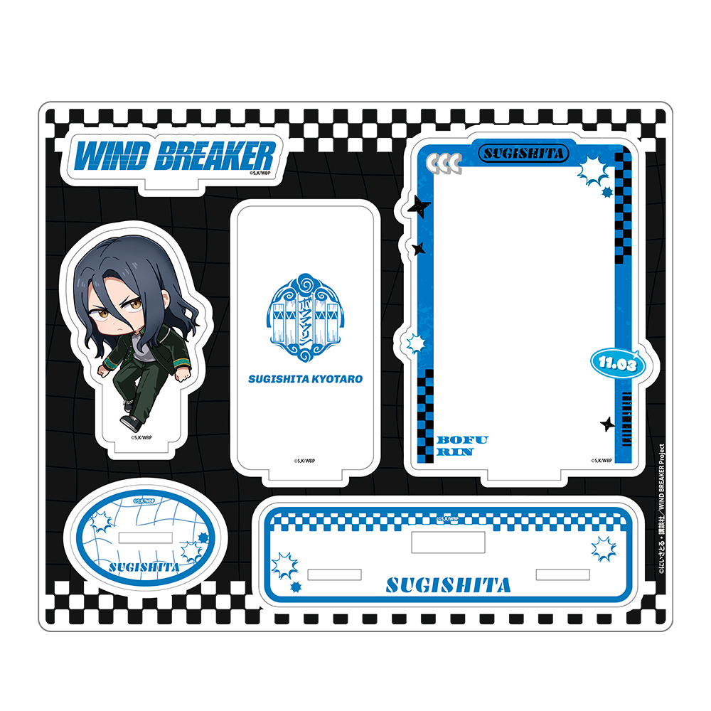 WIND BREAKER 杉下 京太郎　アクリルフレームジオラマ