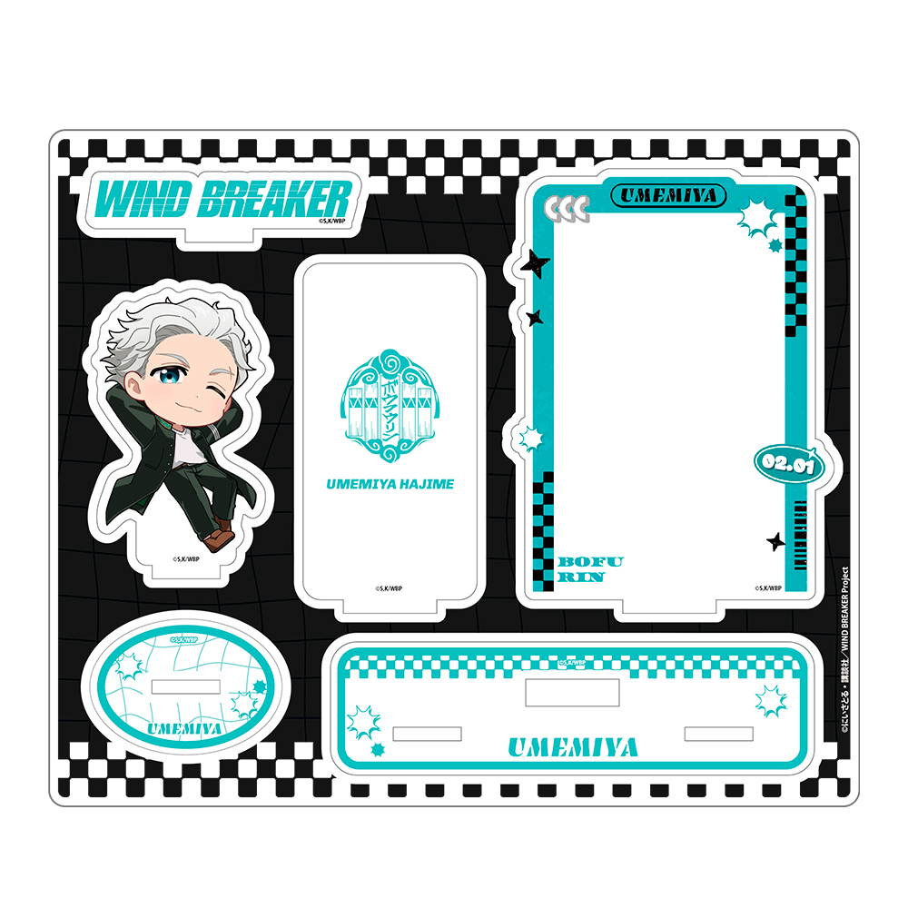 WIND BREAKER 梅宮 一　アクリルフレームジオラマ