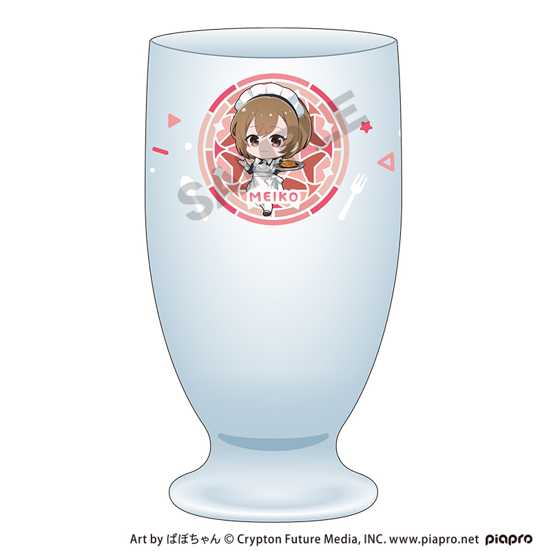 初音ミク グラス　MEIKO　レトロ喫茶