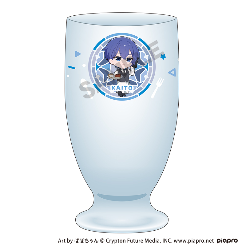 初音ミク グラス　KAITO　レトロ喫茶