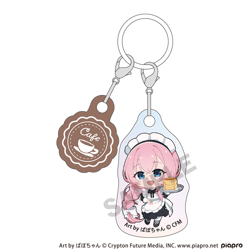 初音ミク アクセントチャーム　巡音ルカ　レトロ喫茶　ミニキャラ