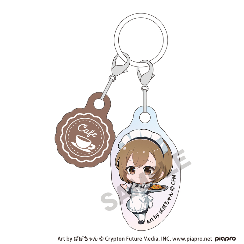 初音ミク アクセントチャーム　MEIKO　レトロ喫茶　ミニキャラ