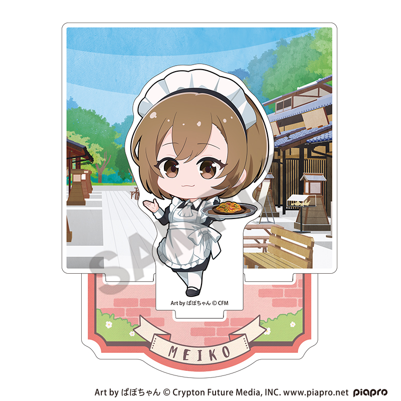 初音ミク ジオラマアクリルスタンド　MEIKO　レトロ喫茶　ミニキャラ