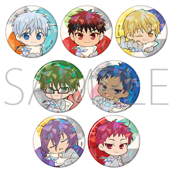 黒子のバスケ ホログラムキャラバッジコレクション 【BOX／7個入り】