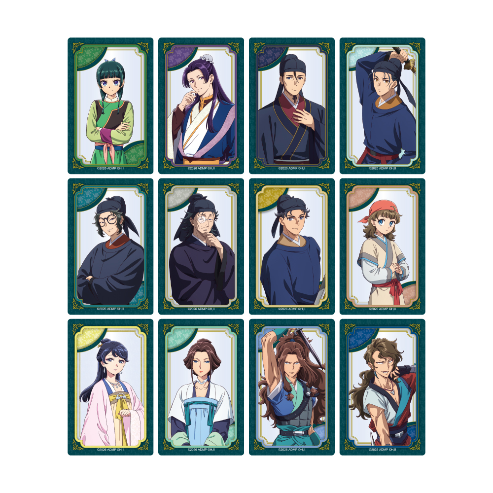 トレーディングクリアカード【全12種】　【BOX／12個入り】