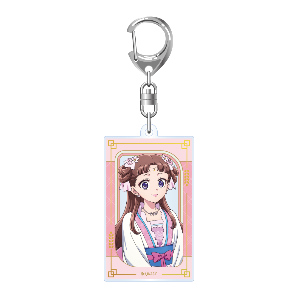 箔押しアクリルキーホルダー 里樹
