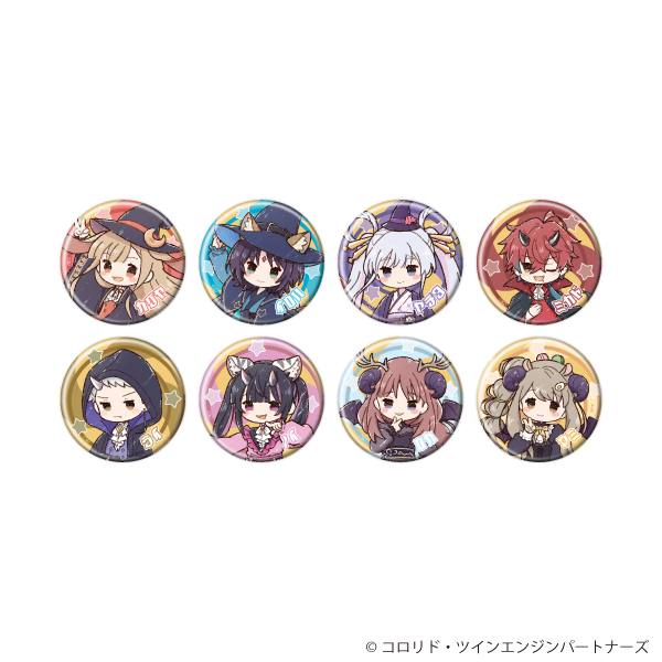 缶バッジ コンプリートセット(全8種) ハロウィン(グラフアートイラスト)