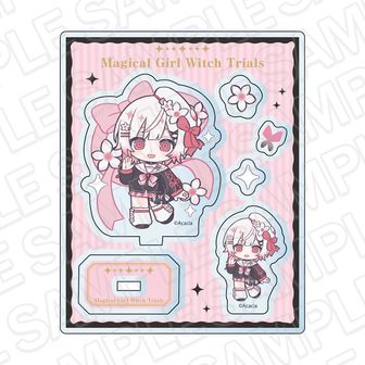 魔法少女ノ魔女裁判 アクリルパーツ 桜羽エマ 制服風コーデ デフォルメ ver.